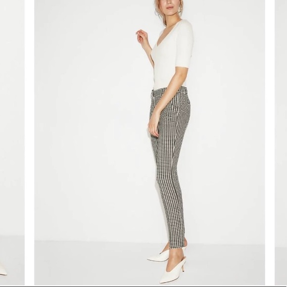 Express Checkered columnist Pants - Picture 2 of 7